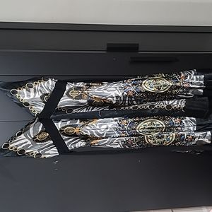 Multicolored Satin Dress